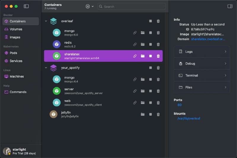 今天无聊，在新买的mac mini上配置了个overleaf方便以后写论文