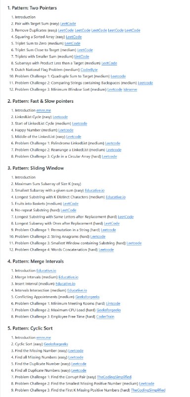 一站式解决面试算法难题涵盖28种经典算法面试模式，系统性强；提供超过100道精选题目及解题思路，实战价值高；代码和解析清晰易懂，适合新手快速上手Coding Interview Patterns一站式解决面试算法难题涵盖28种经典算法面试模式，系统性强；提供超过100道精选题目及解题思路，实战价值高；代码和解析清晰易懂，适合新手快速上手Coding Interview Patterns
